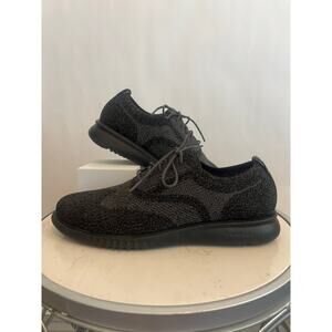 Cole Haan Men's 2.ZERØGRAND Stitchlite Oxfords Black and Gray Size 12